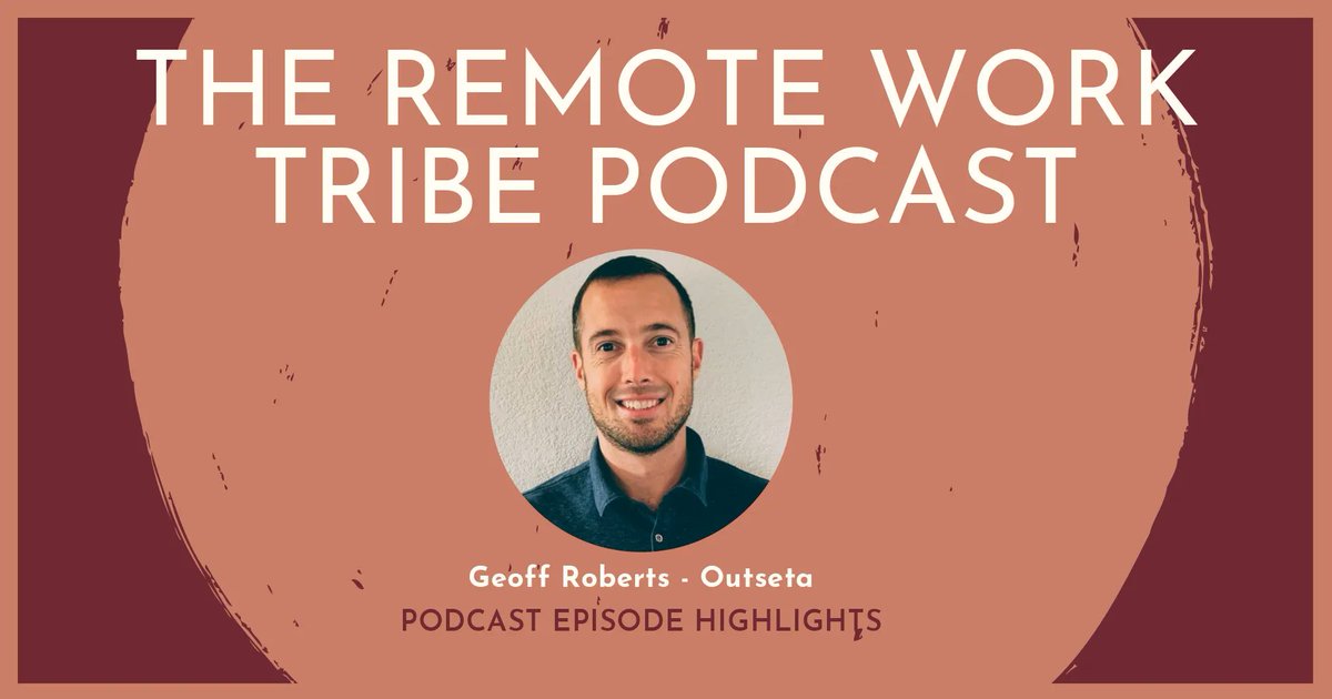 RemoteWorkTribe's tweet photo. 🔊 In this new episode of the #remoteworktribe podcast, @GeoffTRoberts talks about the people-first team model created by @Outseta to build a healthy organization where employees have the best possible experience.
Tune in here➡️ https://t.co/7aqsZ0NPCp https://t.co/YPVCIJjaiZ