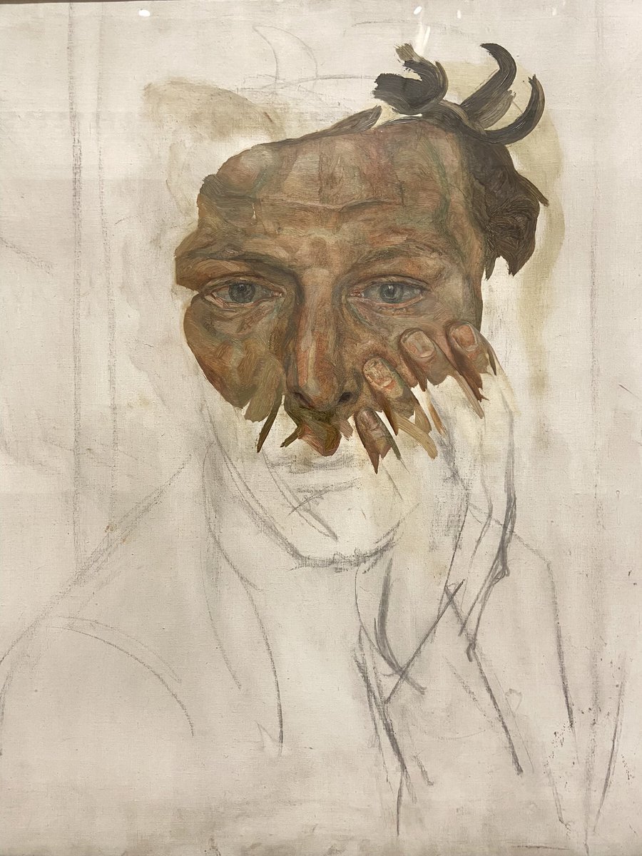 TheEyeSeesMore's tweet photo. Masters - Lucian Freud @NationalGallery and Paul Cézanne @Tate https://t.co/njTGbGg5k2