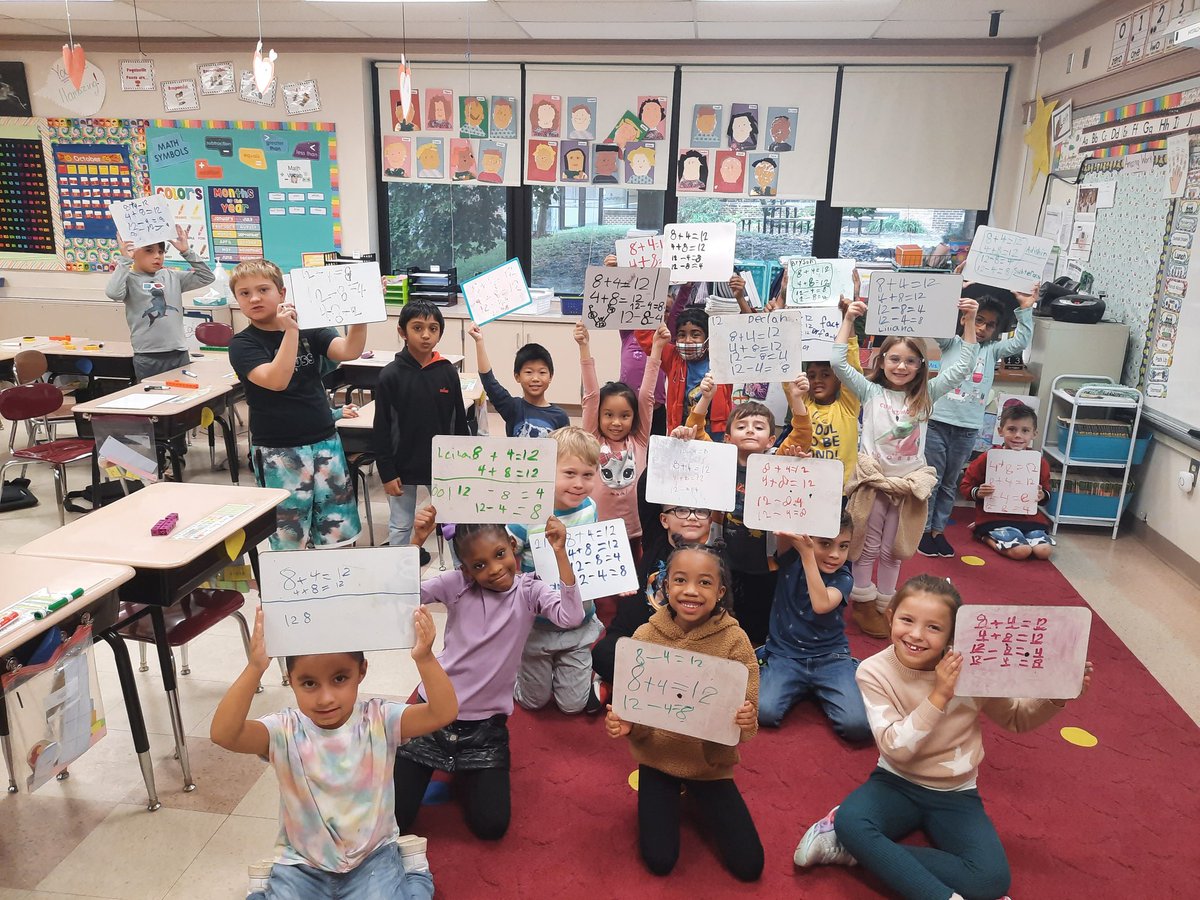 We love Fact Families! These Foxes were so excited for today's math lesson.