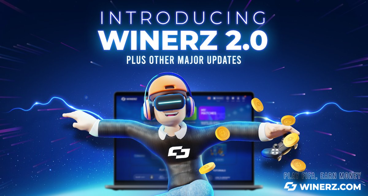 Winerz 2.0 is LIVE! 📣🎉

FEATURING
💳Fiat top ups + new app wallet
🤝Private Match creation
💥Revamped Dashboard 

And so much more 🙌

📰Learn everything you need to know in this 6 minute read: link.medium.com/4dN12HUk6tb 
🎮Explore Winerz 2.0 now: app.winerz.com