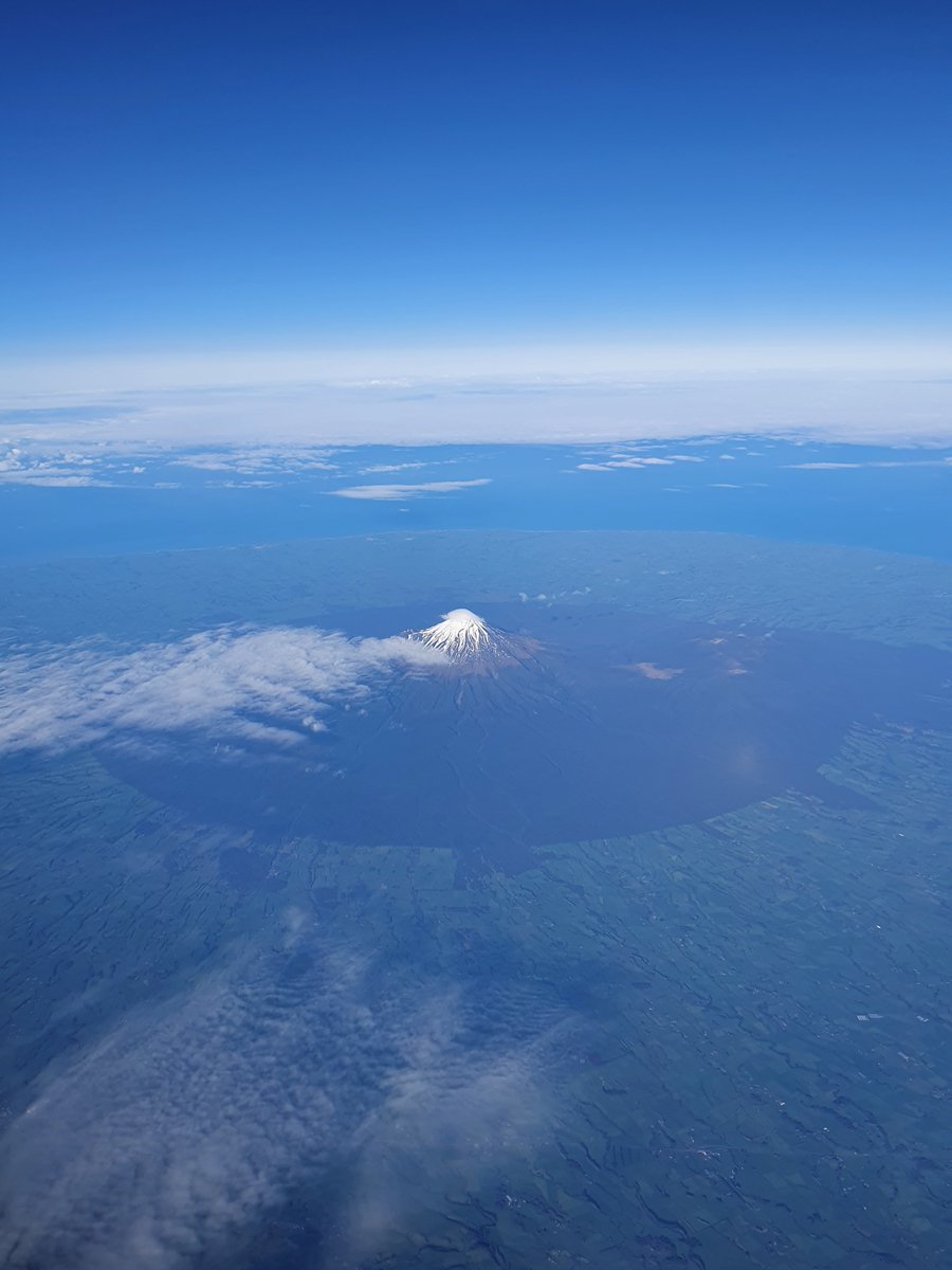 Good view of Taranaki Maunga this morning