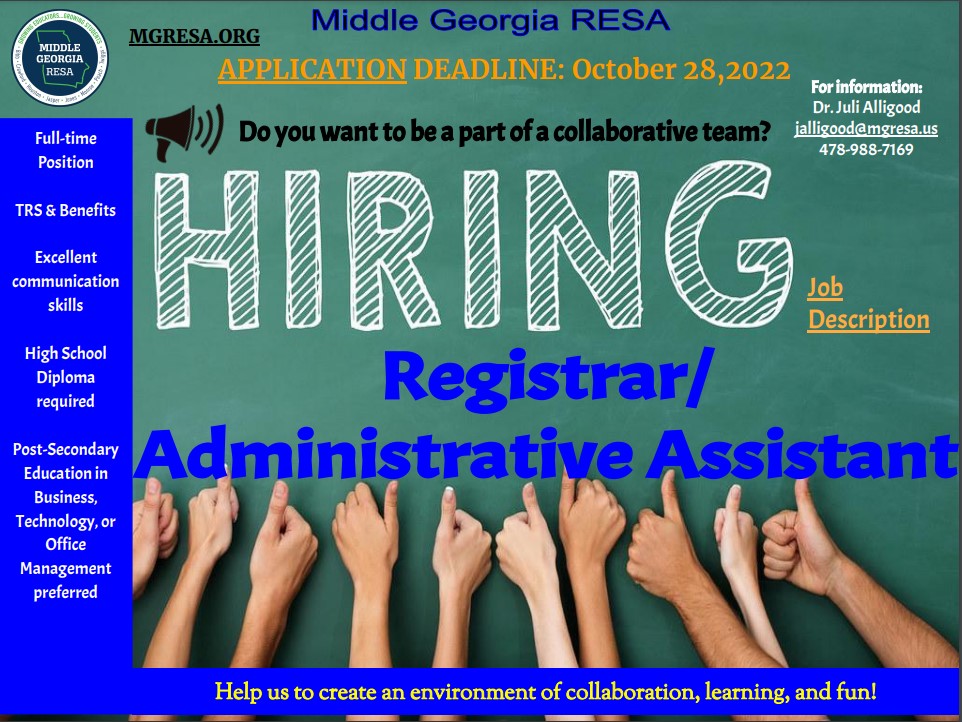 Do you want to be a part of a collaborative team?
Click on the link for more information.
mgresa.org/job-opportunit…

<a href="/AlligoodJuli/">Juli Alligood</a> 
<a href="/daaj14/">Dr. Damita James</a> 
<a href="/drrlsm/">Robin Smith</a>