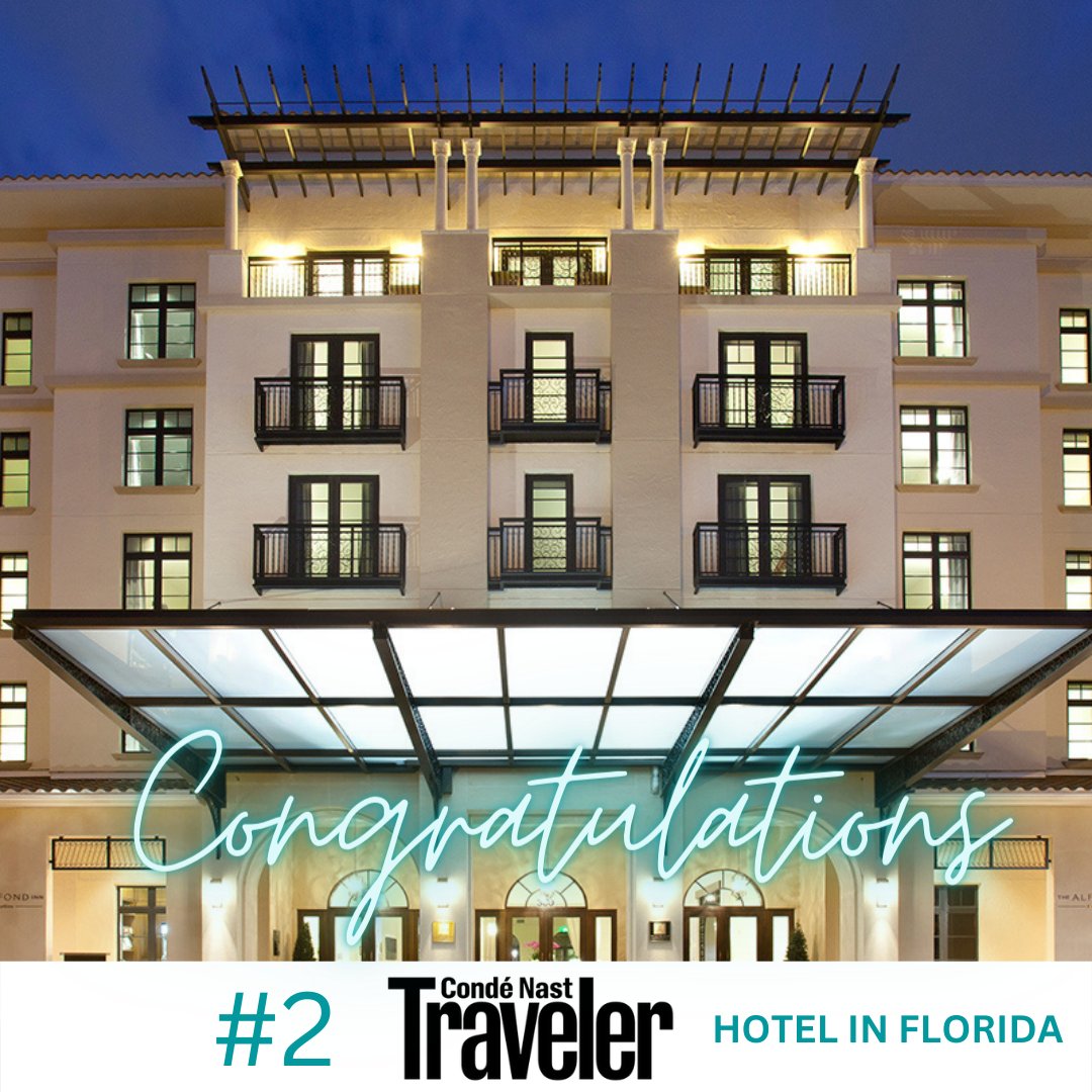 CFHLA 🍍 (@cfhla) on Twitter photo Recently, <a href="/CNTraveler/">Condé Nast Traveler</a> readers ranked their top hotels in the State & coming in as the #2 hotel in Florida is our #CFHLA Member, <a href="/TheAlfondInn/">TheAlfondInn</a>. Congratulations to GM & Immediate Past Chair of the Board Jesse Martinez & his entire team on this amazing honor! #HospitalityStrong Recently, <a href="/CNTraveler/">Condé Nast Traveler</a> readers ranked their top hotels in the State & coming in as the #2 hotel in Florida is our #CFHLA Member, <a href="/TheAlfondInn/">TheAlfondInn</a>. Congratulations to GM & Immediate Past Chair of the Board Jesse Martinez & his entire team on this amazing honor! #HospitalityStrong