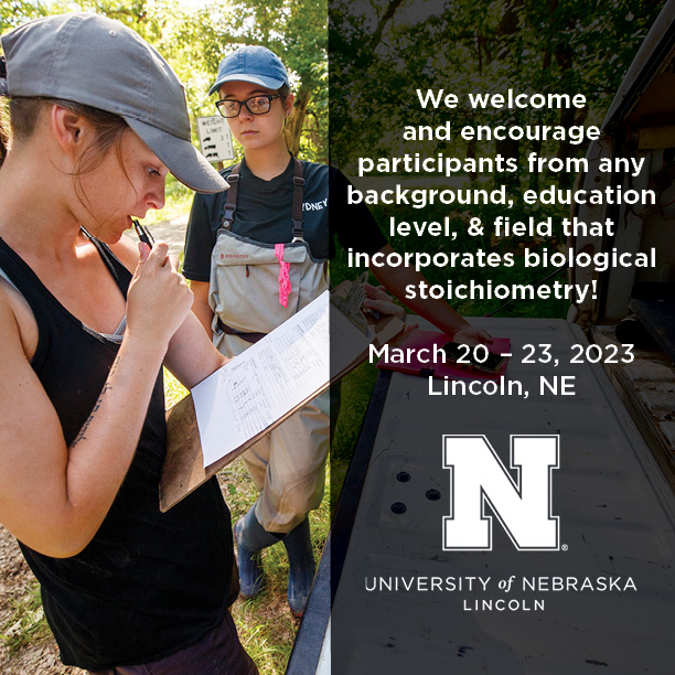 ecostoich's tweet image. Join us in the Cornhusker state for the Conference on Biological Stoichiometry, dubbed "Corn" CoBS 2023! Find more information at go.unl.edu/CoBS2023

#CornCoBS2023 #STOICH #stoichiometry