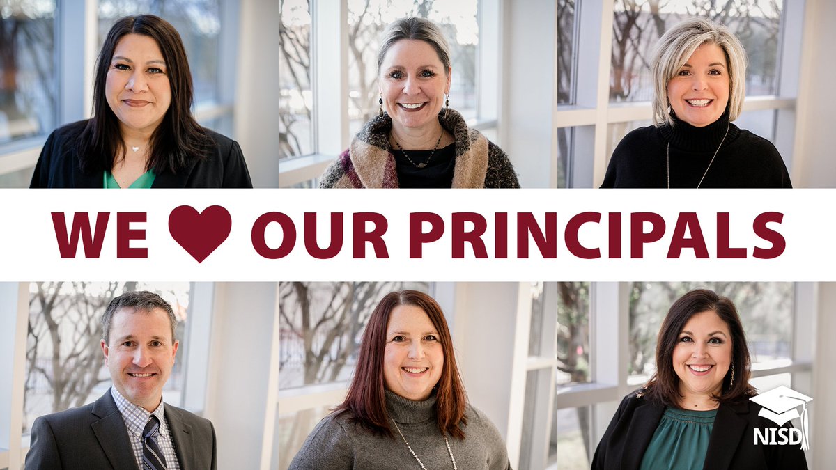 NorthwestISD's tweet photo. National Principals Month continues! 🎉

Today, we say thank you to Chrisa Oakley from @CoxElem, Kristi King from @RoanokeRangers, Ryan Barnhart from @Tidwell_MS, Laura Koehler from @TruettWilsonMS, Stacy Miles from @EatonHighSchool and Leigh Anne Romer from @JCTElementary! https://t.co/4l1OKT1S7j