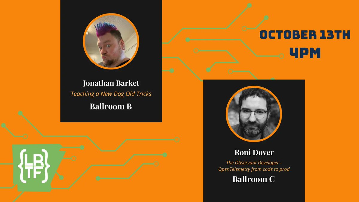 Check out our lineup and room locations for 4PM today! #LRTF2022