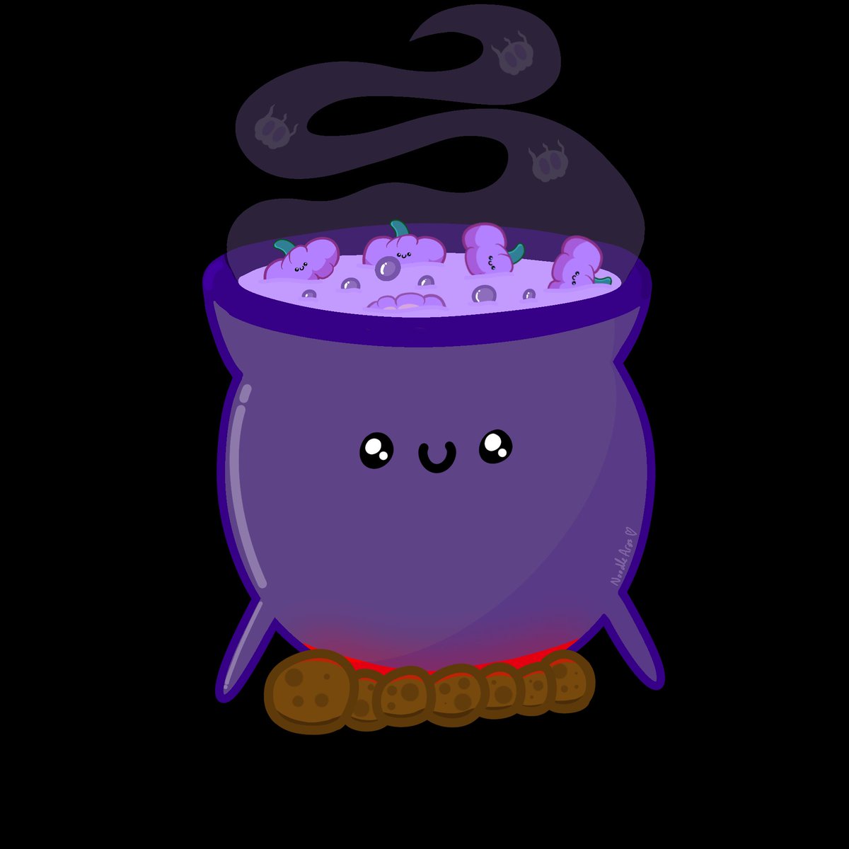 Happy Thursday everyone!

For those keeping score...who could be using the purple pumpkin cauldron...?