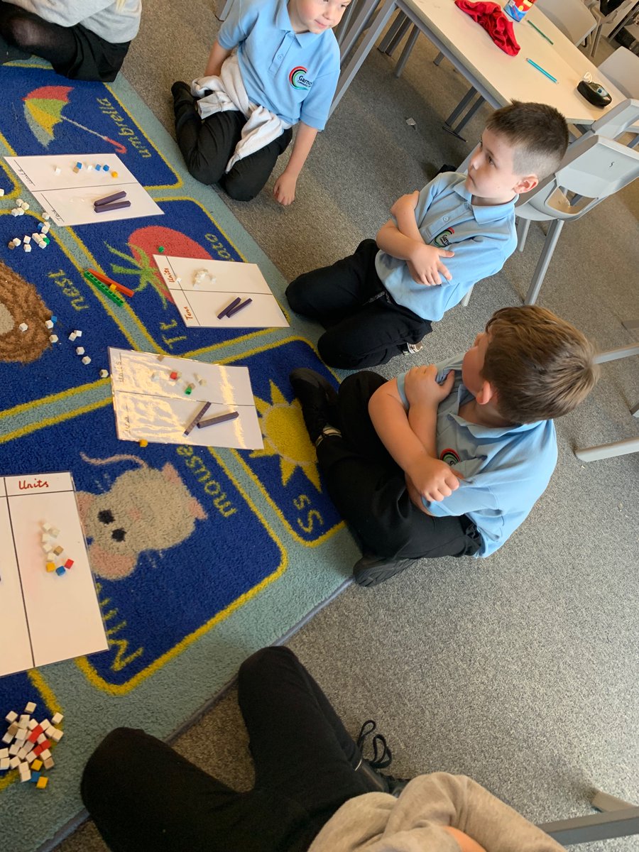 GarnockPrimary's tweet image. Numeracy fun!
Our P2’s were representing 2 digit numbers using tens and ones this week while some of our P1’s were ordering numbers. 
#placevalue #numbersequence