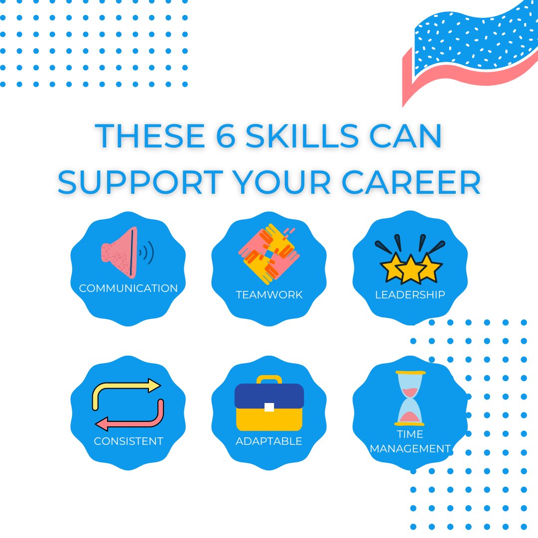 6 Skills That Can Support Your Career..

Follow us for job listings, career tips, testimonials, and more! 🤝💯