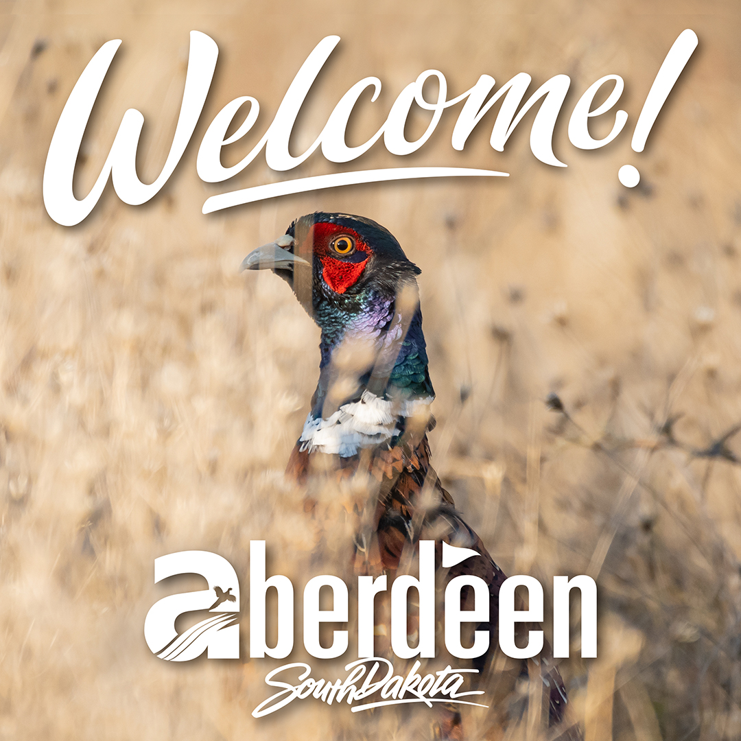 VisitAberdeenSD's tweet photo. WELCOME HUNTERS!

We hope you have happy and safe hunting adventure.

#RoosterRush2022 #RoosterRush #RoosterRushAberdeen #RoosterRushSouthDakota #PheasantHunting #PheasantSeason #VisitAberdeenSD #HuntFishSD #livelocal57401 #huntinsd #hifromsd https://t.co/xtKRpwSoTa