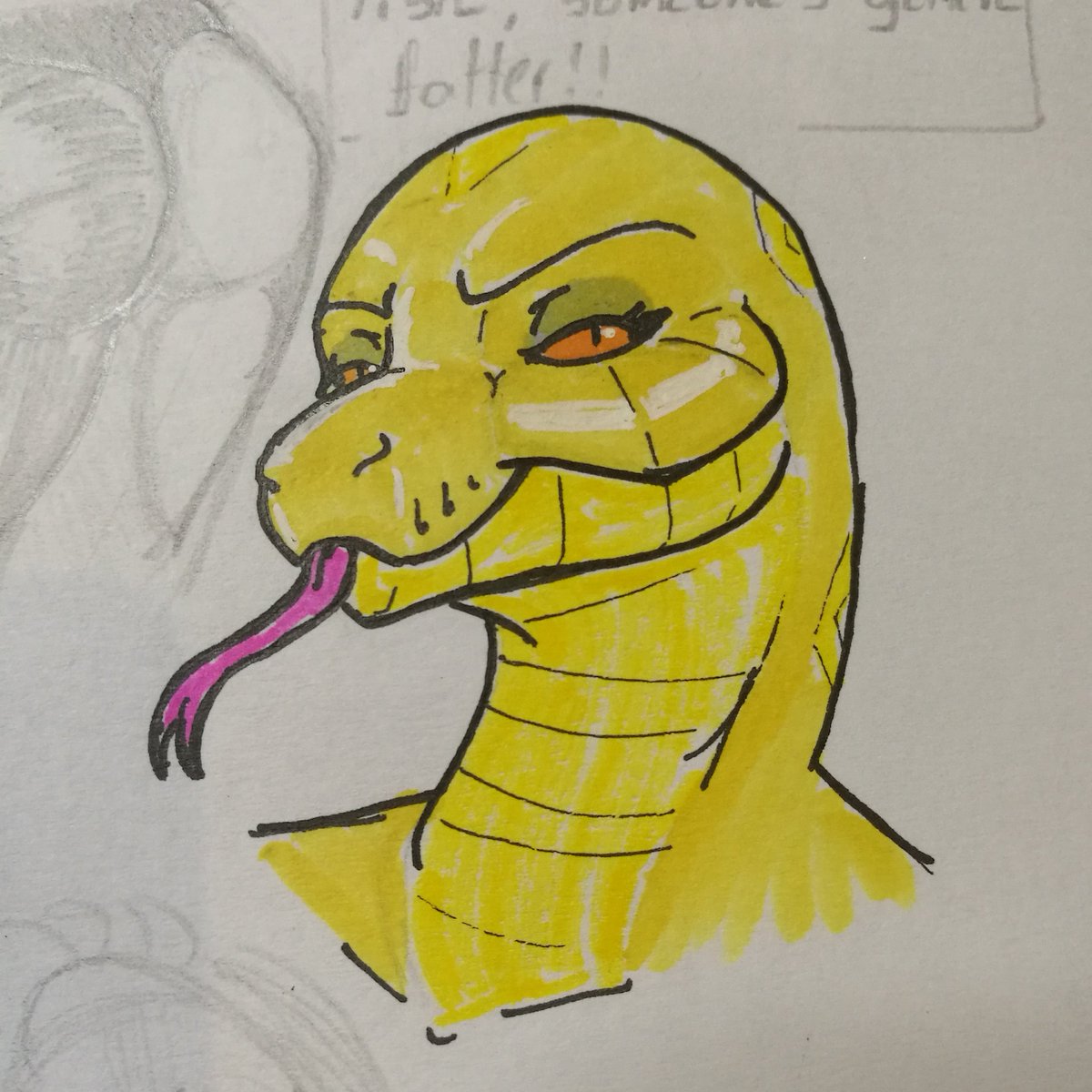 David69285080's tweet photo. Did a little fanarting again with @Skwmt4 characters.

#art #furryart #snek #snake https://t.co/0cU16lJalJ