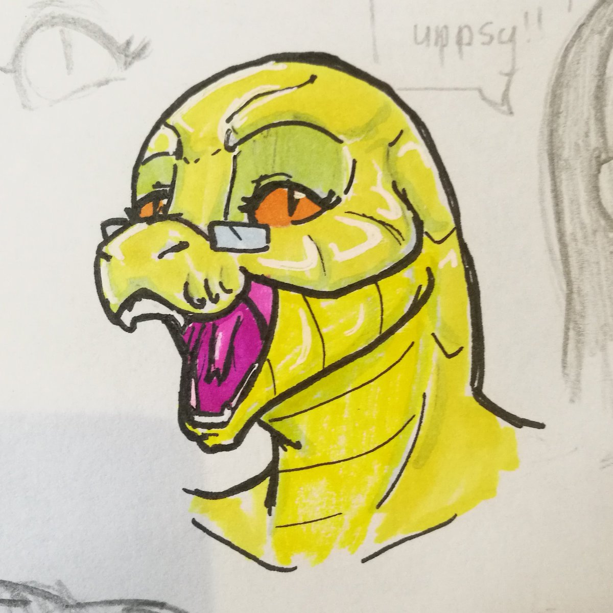 David69285080's tweet photo. Did a little fanarting again with @Skwmt4 characters.

#art #furryart #snek #snake https://t.co/0cU16lJalJ