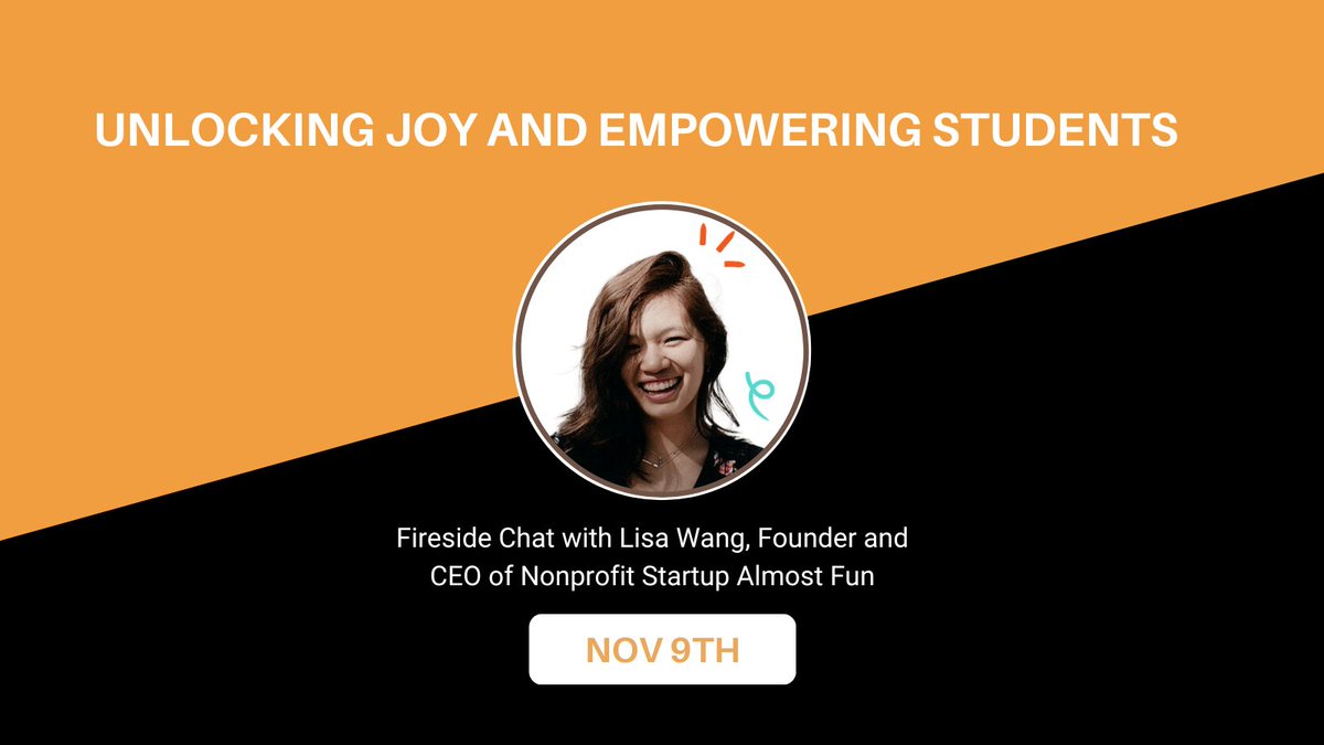 TechshiftA's tweet image. Join us for a special fireside chat with Lisa Wang, founder and CEO of Almost Fun. Attendees will have a chance to ask questions and learn about Lisa’s biggest challenges and learnings. 
Register here: eventbrite.com/e/430611068297 
#events #techshift #techforgood