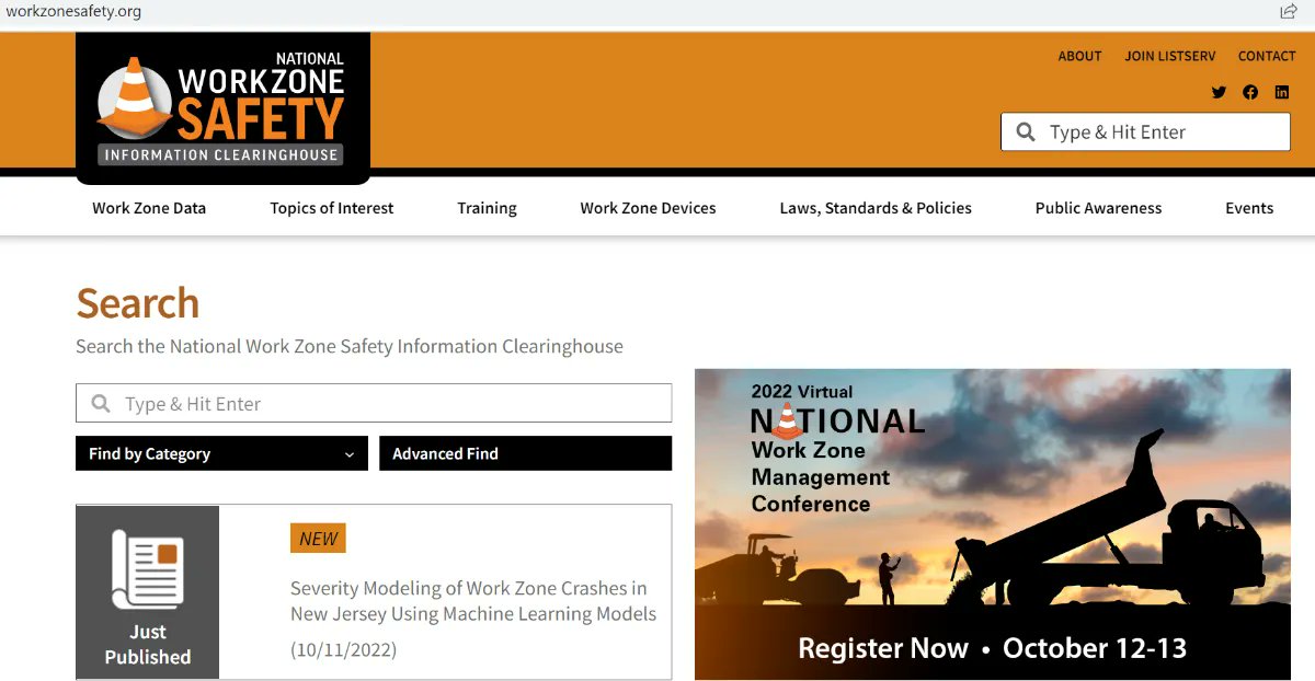 Thanks to all the presenters that made our two-day virtual National Work Zone Management Conference a success! If you missed any part of the event, you will soon be able to view on-demand recordings at workzonesafety.org. Follow us for updates on post-conference materials.