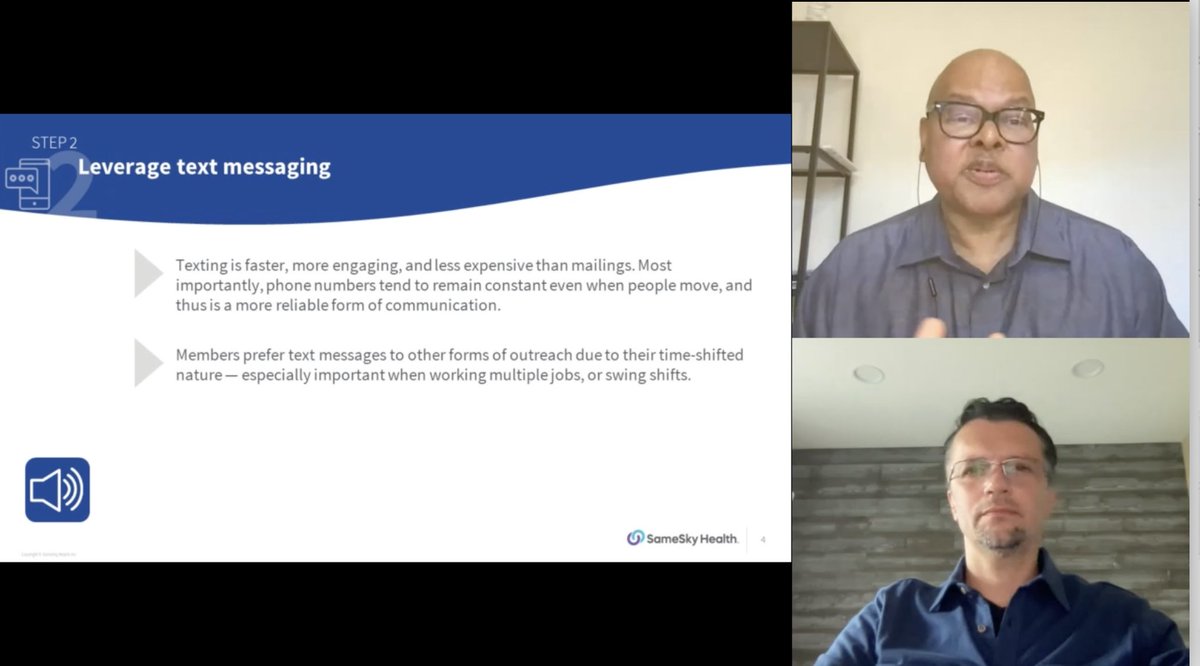 ICYMI: @FierceHealth hosted a webinar with SameSky Health’s @abnermason and @adamrnj on how to take a #member-centric approach to unwinding the #PHE.

Watch the recording here: https://t.co/ZMv5xqIHEh

#thoughtleadership https://t.co/jkGVULQdz4