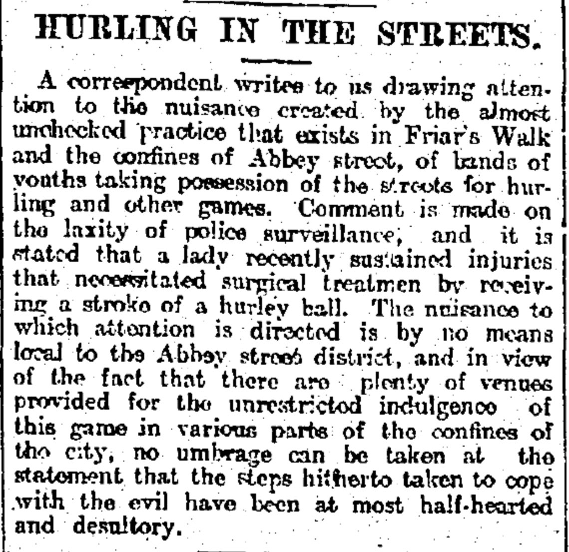 Cork Hurling History On Twitter Report From The Cork Examiner terry-mcauliffe-on-twitter-evening-stroll-around-the-city-cork-city