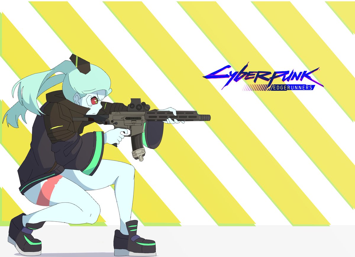 hox_art's tweet photo. Rebecca and honey badger #Edgerunners https://t.co/SEVfXL4T27