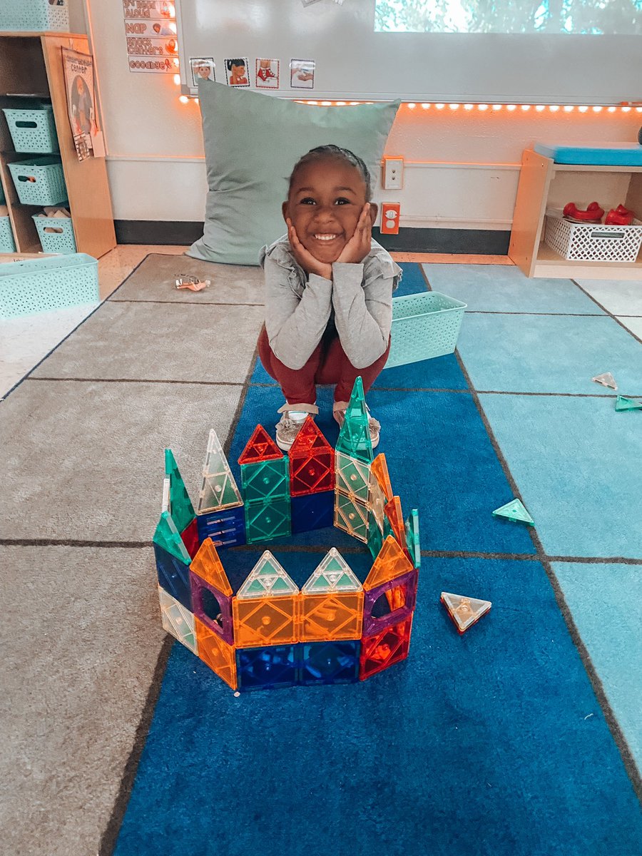 She was so proud of her castle!