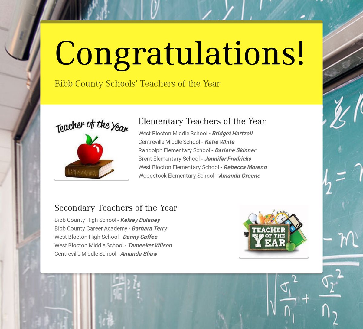 Bibb County Schools tweet media