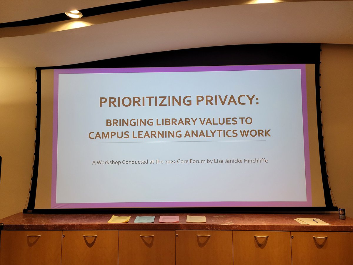 lisalibrarian's tweet photo. And the first in-person @priorityprivacy workshop is a wrap! Thanks #CoreForum2022 for hosting this free event and @slcpl for the use of your fantastic training room! https://t.co/FebhXOojaQ