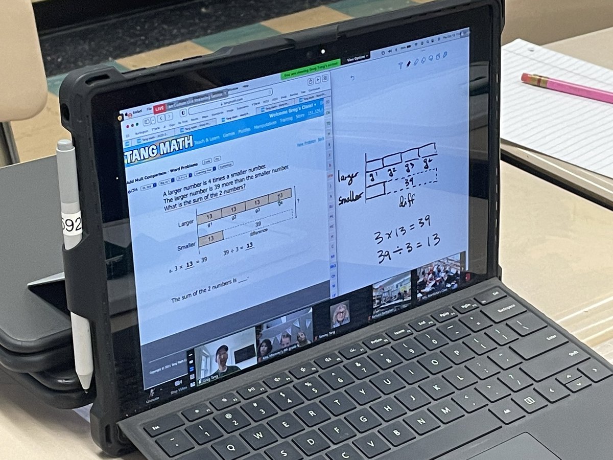 MrsMooney4th's tweet photo. Happy to join a Greg Tang word problem lesson with some of our students today, and ended with dancing to the "Math-arena" Always a great time, thanks! @gregtangmath https://t.co/tZE646DTfF