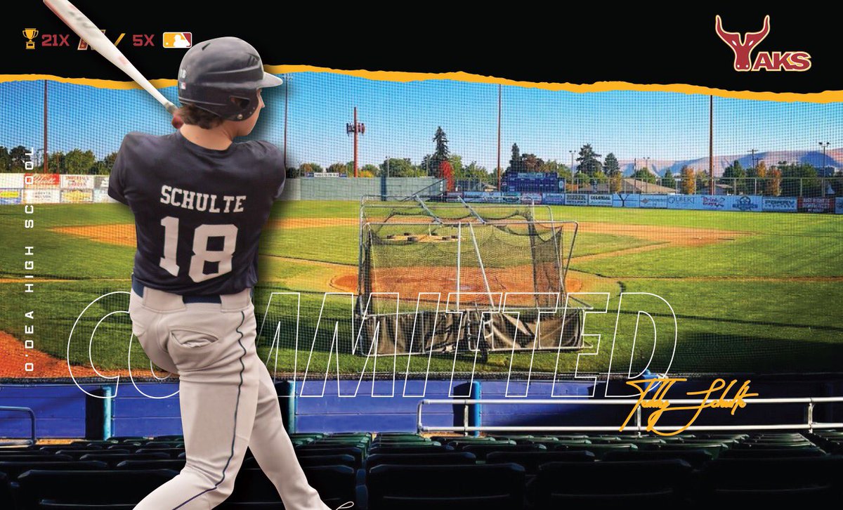 teddyschulte18's tweet photo. I am excited to announce my commitment to Yakima Valley CC! #rollyaks @Yaks_Baseball https://t.co/jUz7quGEFr
