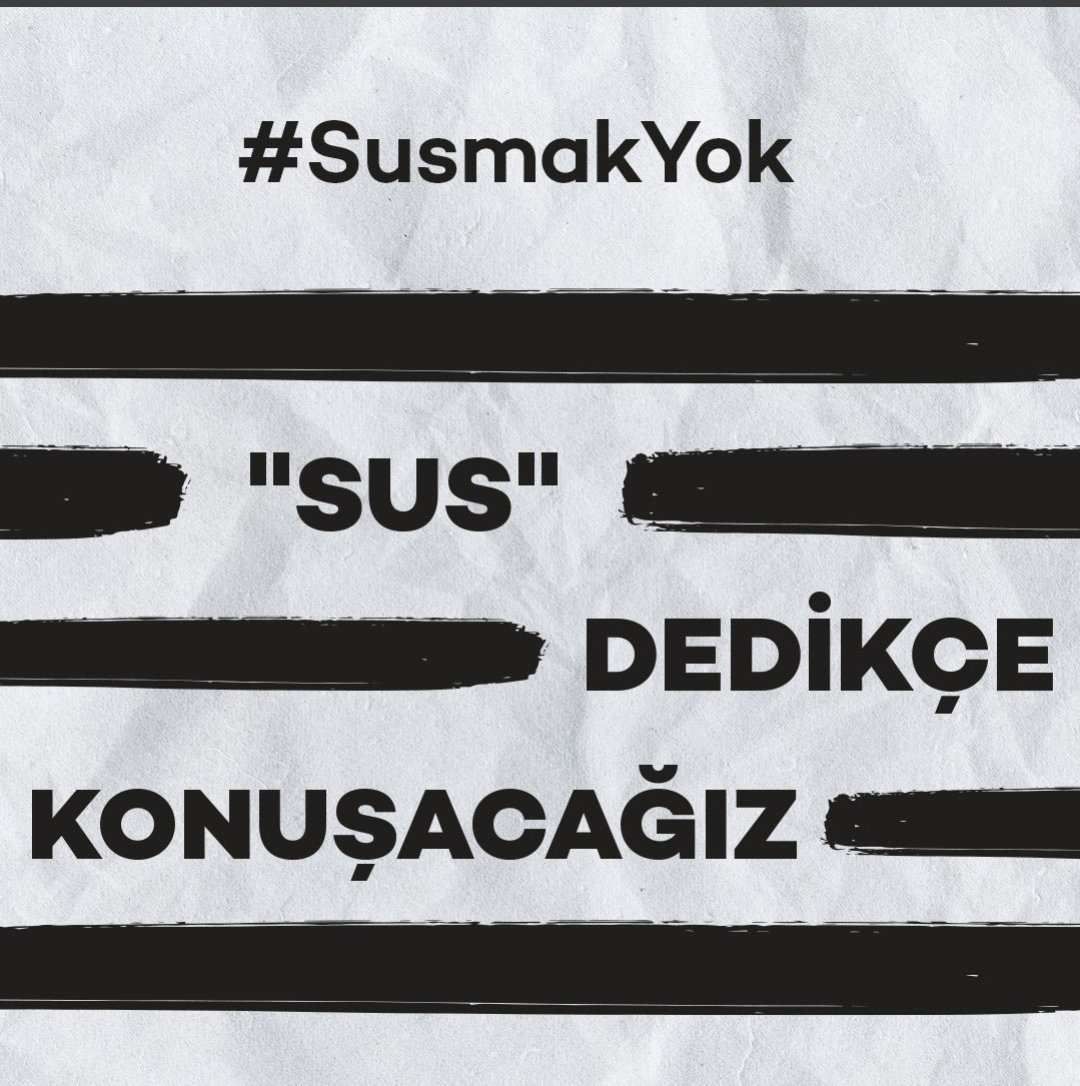Yalan söylemek serbest, yalan söyledi demek suç!
#SansürYasasınaHayır 
#Susmuyoruz
