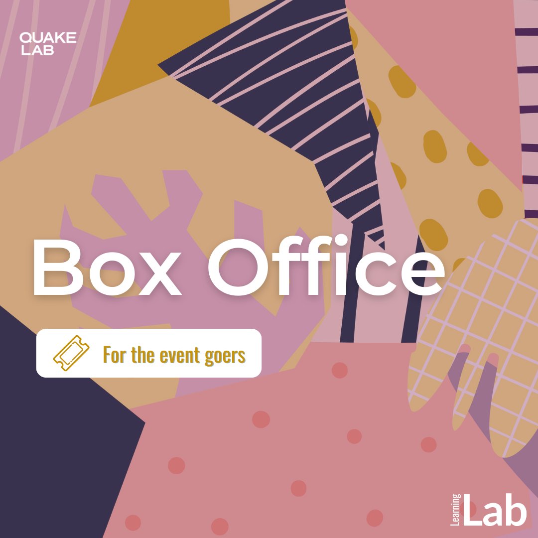 TheQuakeLab's tweet image. Lights💡, camera📽️, action!🎬
The third and final offering of the #QuakeLabLearningLab is the 🎞️ Box Office🎞️! 
This is our most affordable offering and gives you access to the Learn and Do events and recording for a calendar year!🗓️
Sign up now at diy.quakelab.ca/bundles/box-of…