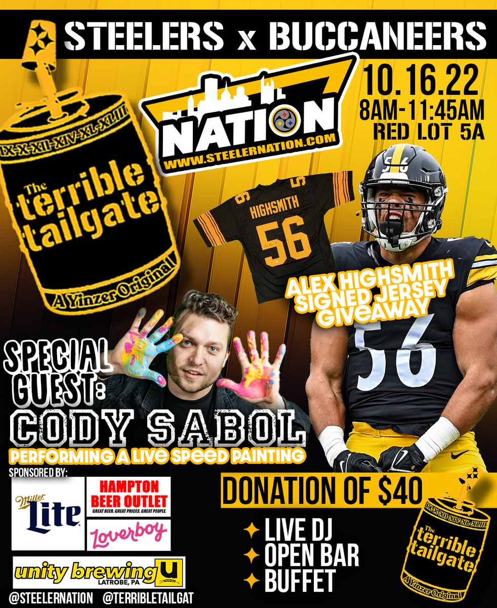 Watch Kenny Pickett and the #Steelers IN PERSON. We're teaming up with Rick Fish to giveaway 2 tickets to the game and Terrible Tailgate!

To be eligible you must be following:
@SteeIerNation
<a href="/rickfish412/">Rick Fish 🐟</a> 
<a href="/TerribleTailgat/">Terrible Tailgate</a> 

Then RETWEET this post! Winner picked Saturday morning