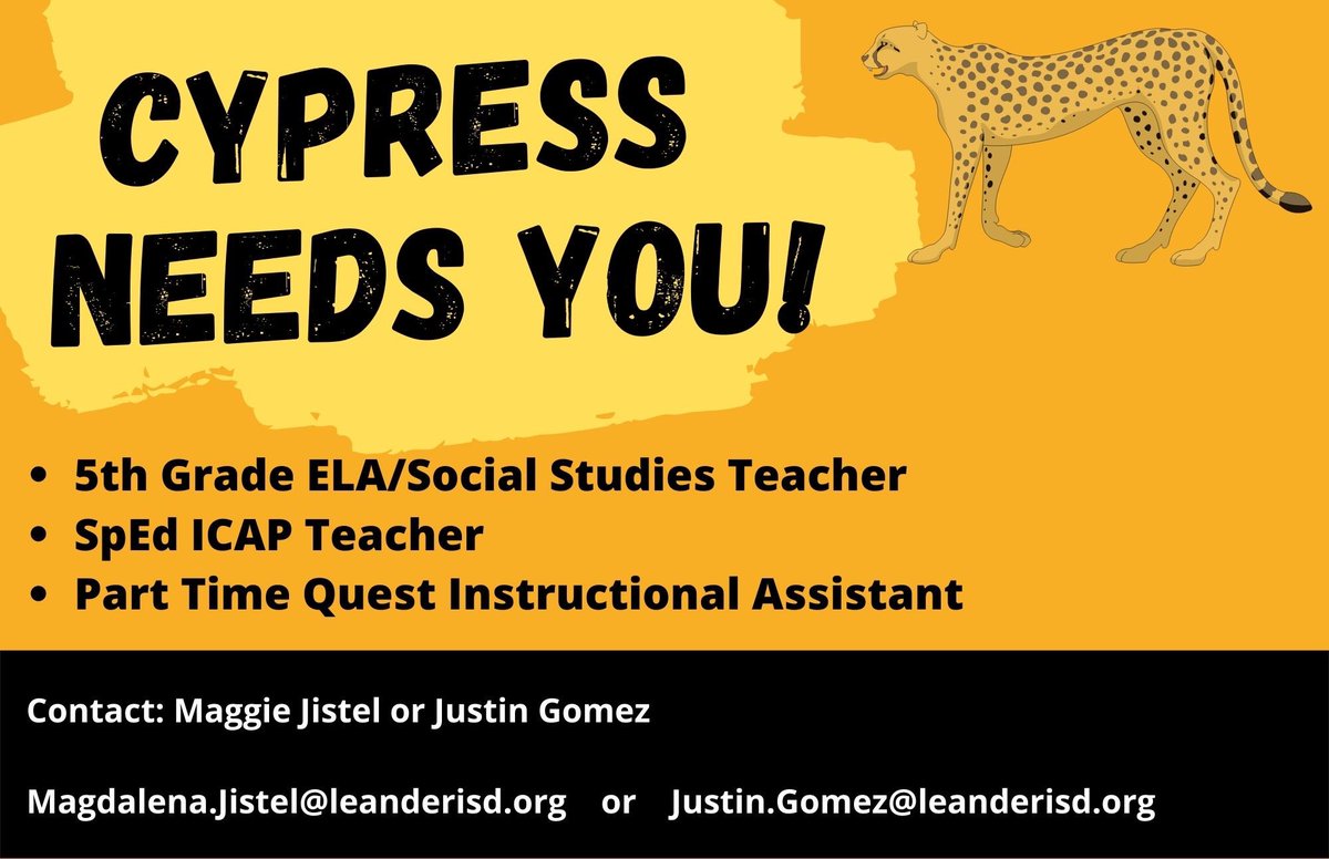 magdalenajistel's tweet image. Spread the word! #1LISD #CYPRoadTrip