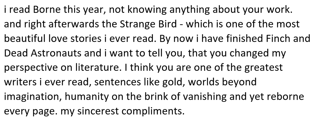 Jeff VanderMeer tweet media