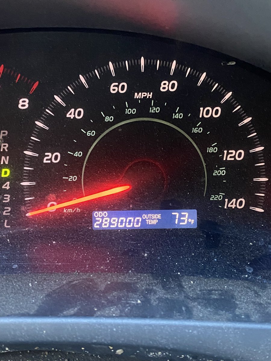 DatDudeEasy's tweet photo. Keep rolling #ToyotaCamry #289k https://t.co/o4fsaVpwBY