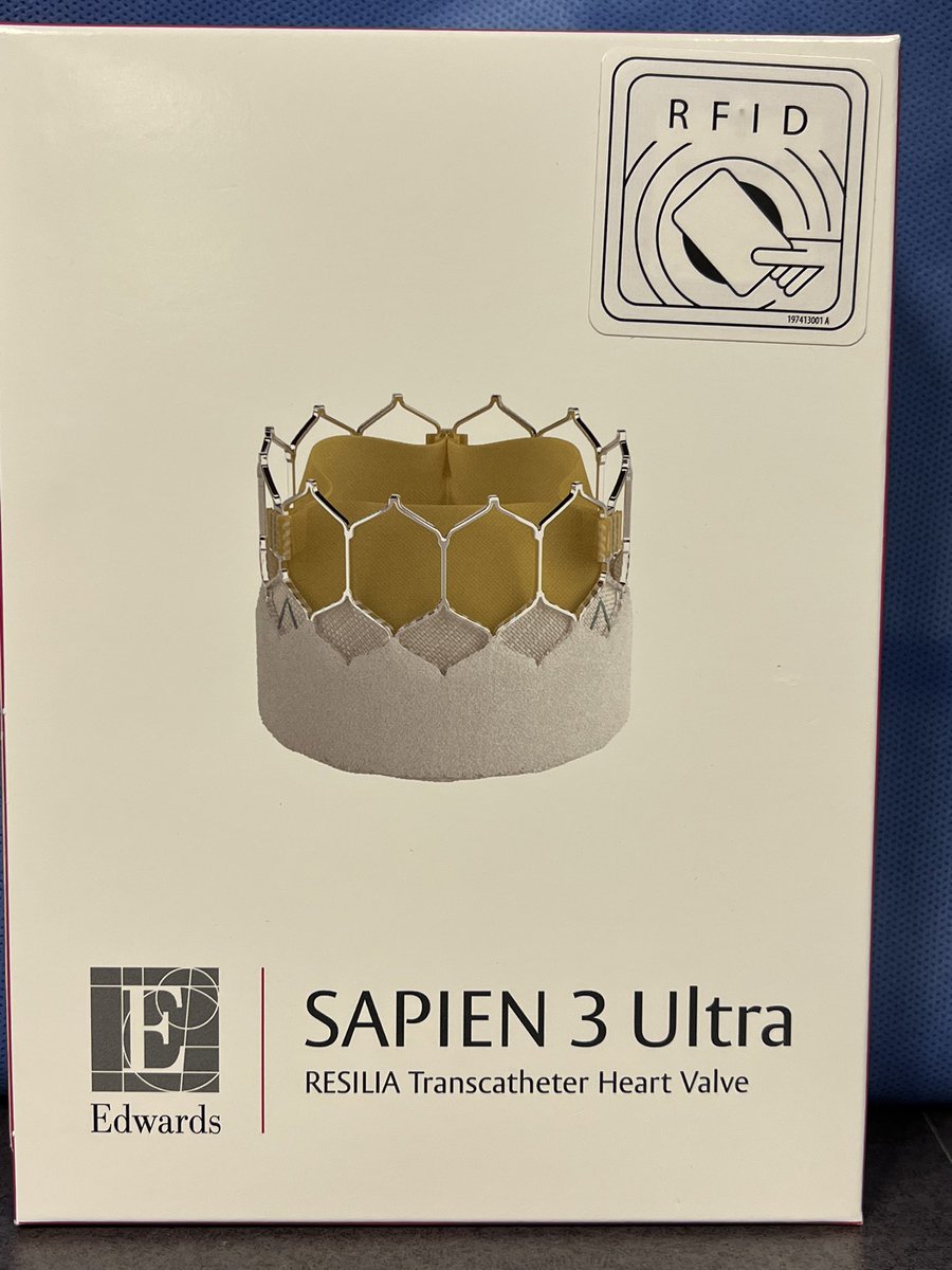 jlevismd's tweet image. Most difficult/nuanced decisions about TAVR seem to increasingly revolve around lifetime management. Great case in 65 year old bicuspid with first Sapien Ultra RESELIA TAVR in Chicagoland and my partner @mj_ricciardi first TMVR with RESILIA. Dry storage and anti-Ca## leaflets