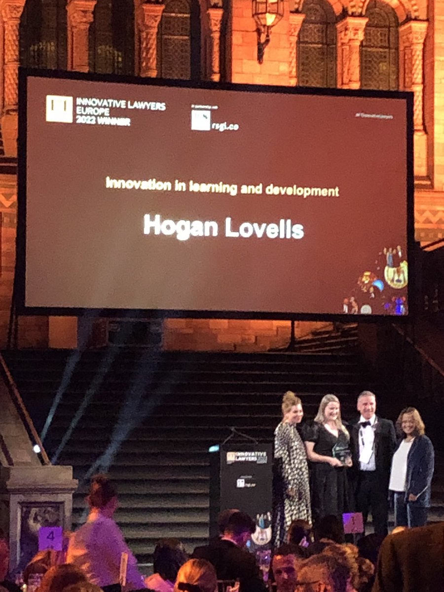 Incredibly proud of our Sales Transformation team for winning the Learning and Development award. #FTInnovativeLawyers