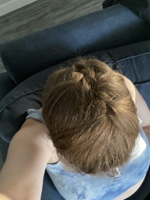 First attempt at a French braid https://t.co/Na54jcCUyh<a href="/tag/rt"class="tags"><span>#rt</span></a>
