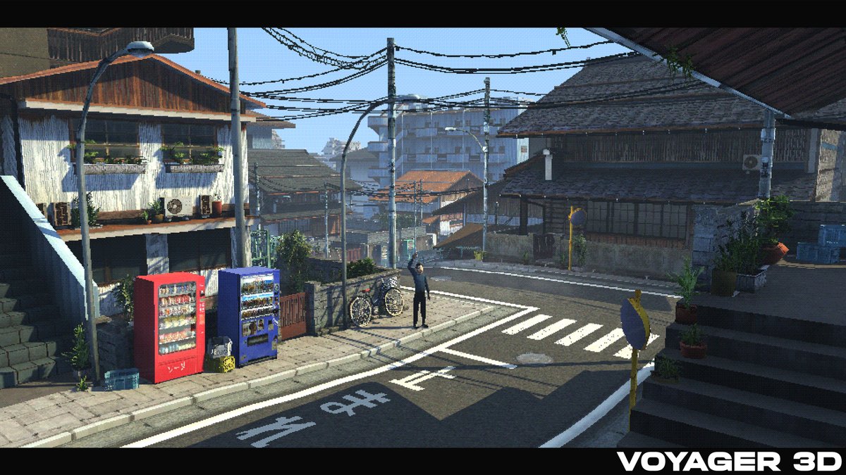 polypusherjake's tweet image. We&apos;ve just completed our first environment pack ever. It&apos;s a PS1/N64 inspired Japanese residential street. We&apos;re big fans of the low poly vibe and wanted to honor it by making this pack. artstation.com/artwork/lRPeQV