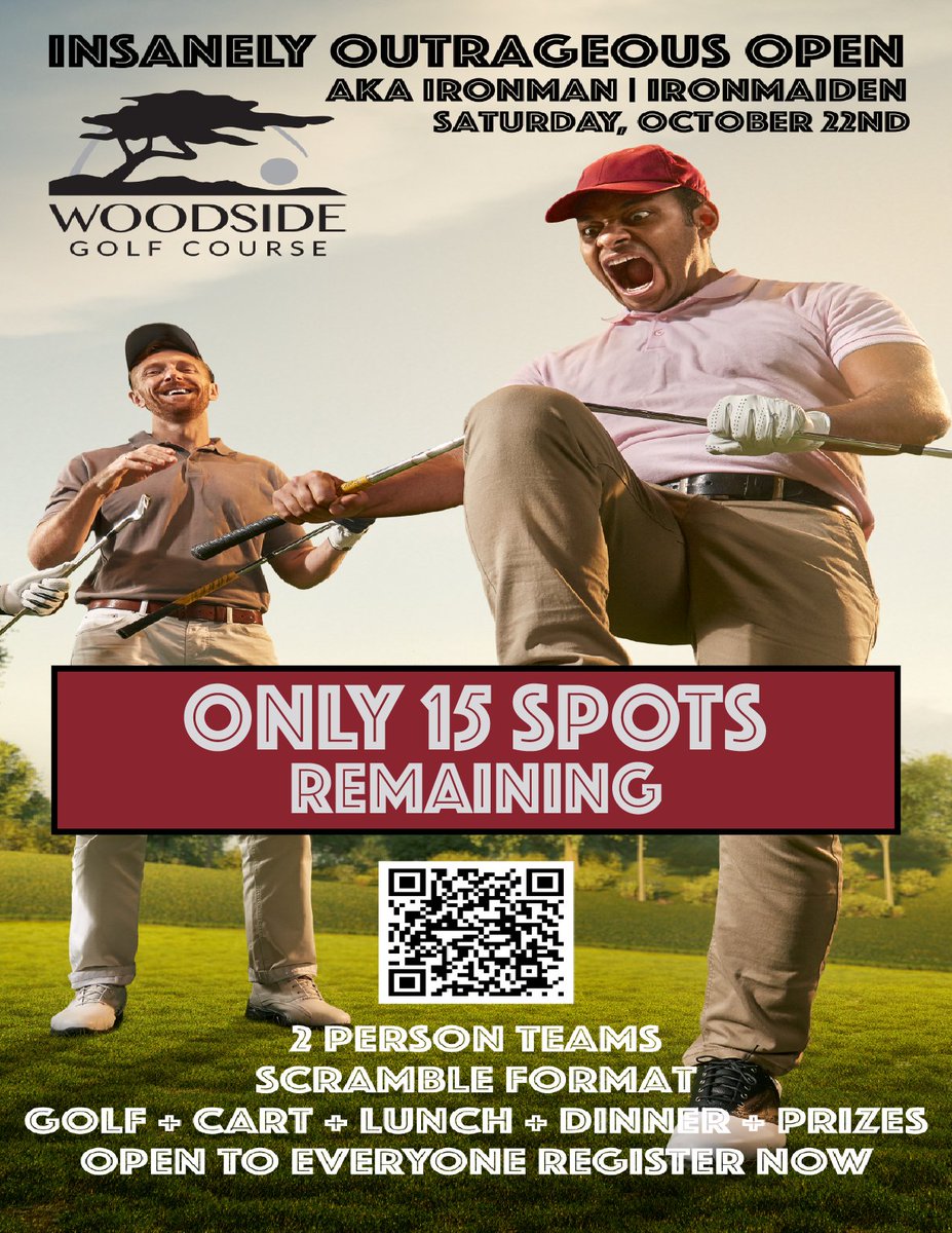 woodsidegc's tweet photo. This one is HOT and is filling up FAST! Hurry up and register before we sell-out! https://t.co/WM7ZLliR83 #WoodsideGC #NeverLayUp #Airdrie #InsanelyOutrageous https://t.co/xN5GLRosw8