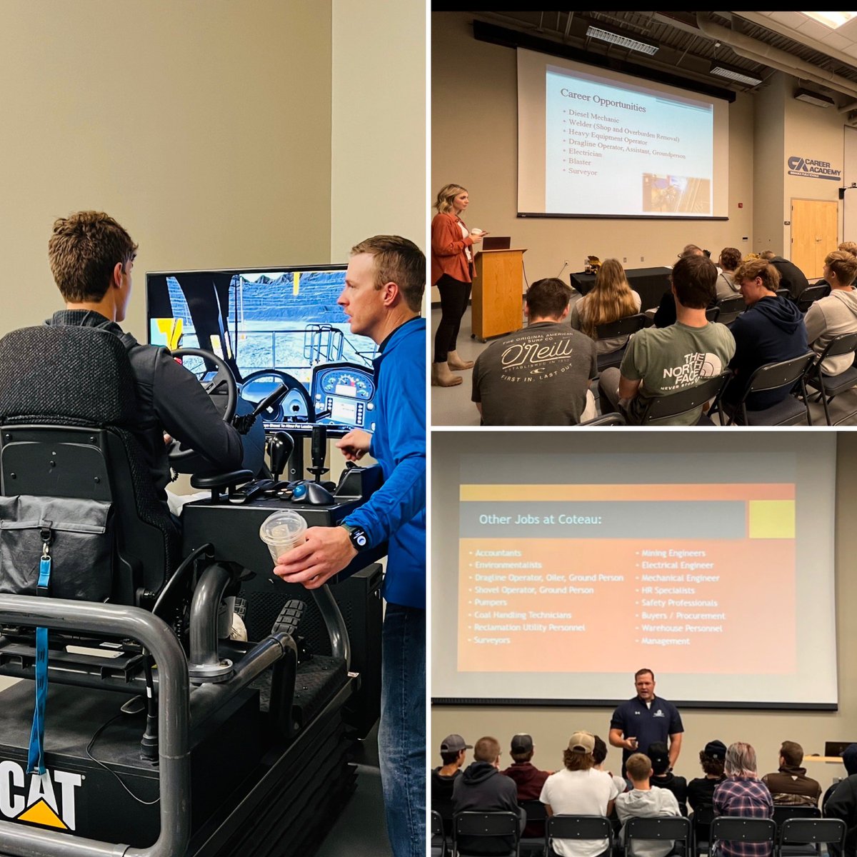 Thanks to <a href="/DougBurgum/">Doug Burgum</a> October is Energy Awareness Month in ND. And, this week, North American Coal gave students at the <a href="/BismarckSchools/">Bismarck Public Schools</a> Career Academy energy about their future. #learnbps #careerready #NDCTE