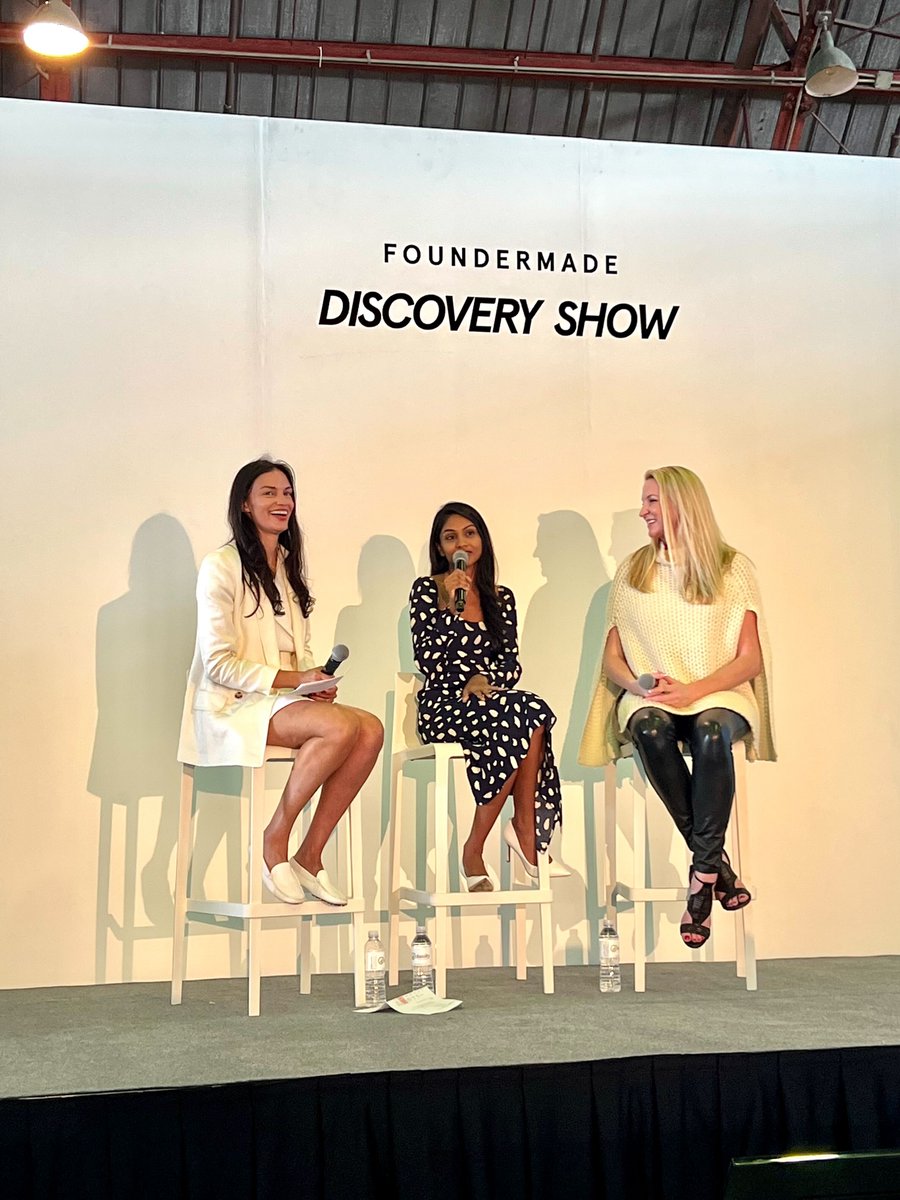 Tune in to our FounderMade Panel with #founder @meghan as they discuss the massive shift in digital and more on the #DiscoveryShow Floor.