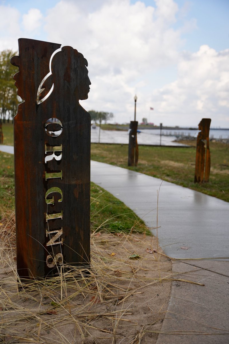 We dedicated Origins today. Be sure to check it out at Douglas Park and First Street Beach to learn all about the people and places that make Manistee great. #MyManistee #PureMichigan
