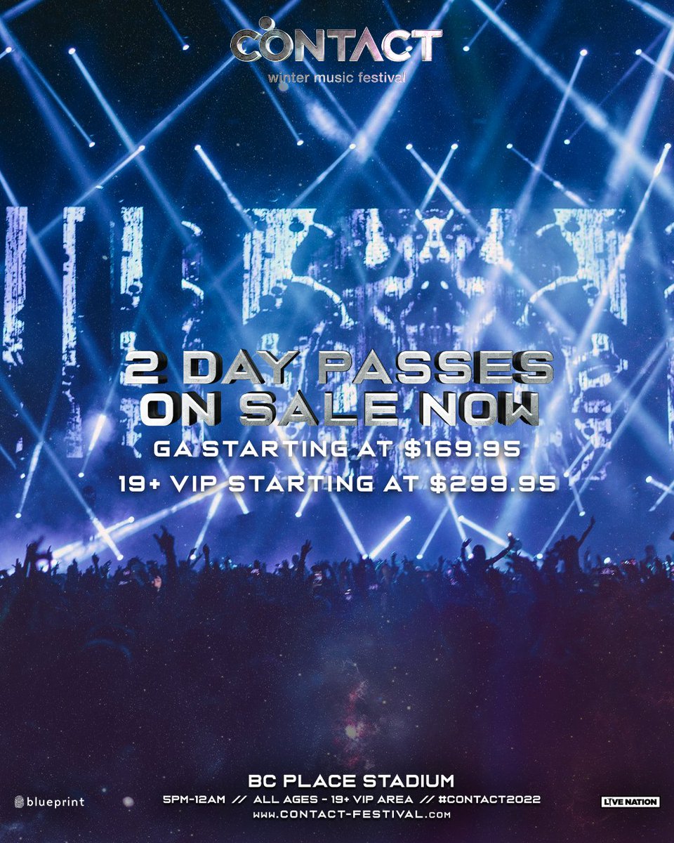 A long awaited journey to ∞ and beyond awaits - will you accept the mission? 2 Day GA &amp; 19+ VIP passes ON SALE NOW! 🛸

∞ contact-festival.com ∞
#Contact2022 #MAKECONTACT