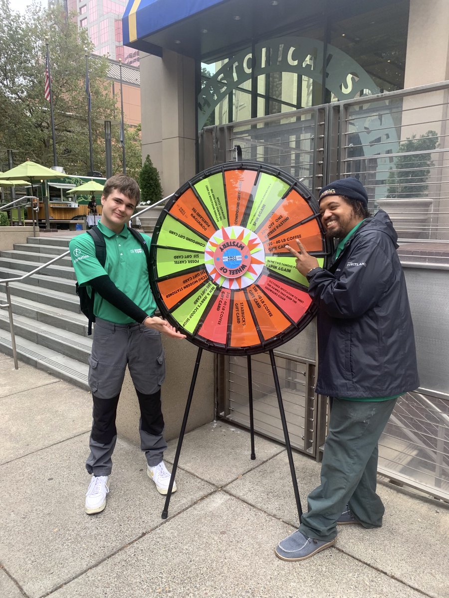 Today's Clue: Okay, Folks! Time for a do-over!!! We had some technical difficulties last week! “Come have a bite right on site. The food is fresh all day and night. Tito’s Burritos served up right. A double-decker bus waiting for us.” #MysteryWheel #Downtown