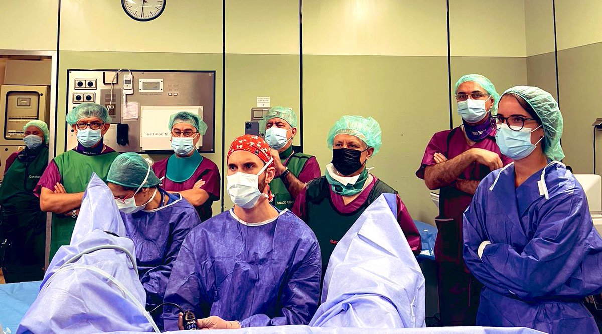 Excellent #holep performed by <a href="/ISchwartzmann/">Iván Schwartzmann</a> at <a href="/FPuigvert/">Fundació Puigvert Barcelona</a> in front of a grup of urologists from Irak. Thank you very much for your interesting lessons and sharing your experience. cc <a href="/LitControl/">Lit-Control</a>