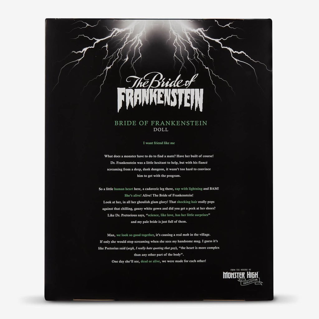 winxclubpretty's tweet photo. Mattel Creations introduces the latest collaboration of the Monster High Skullector series with the iconic cult classic Universal monsters: Frankenstein & the Bride of Frankenstein.
#MonsterHigh #Doll #MonsterHighDoll #Pack #MonsterHighPack #Skullector #MonsterHighSkullector https://t.co/jnWXMPMItE