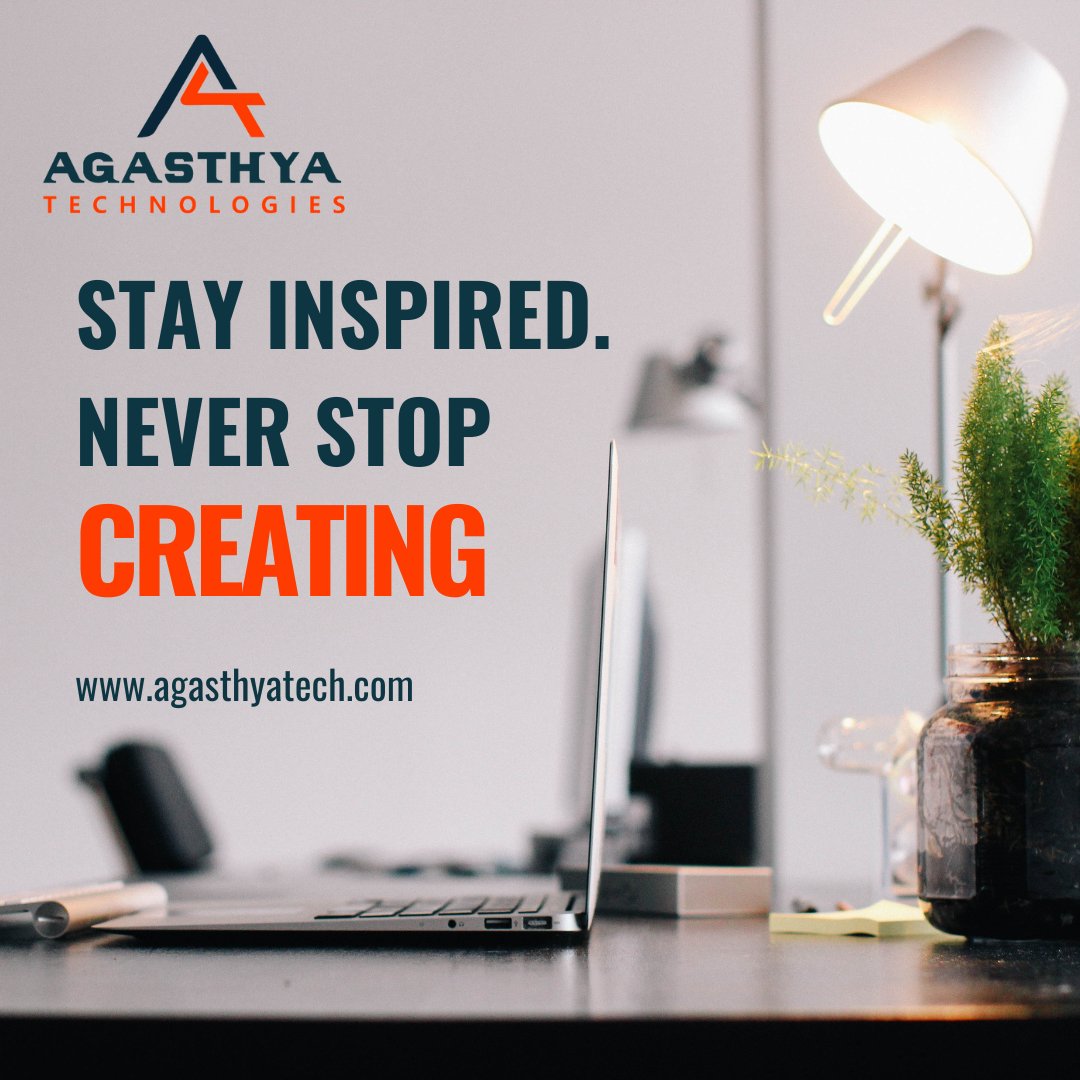 AgasthyaTech's tweet image. Don&apos;t Stop!

#agasthyatechnologies #agasthyatech #technology #tech #programming #software #artificialintelligence #marketing #science #research #innovation #buildingthefuture #dontstop #keepcreating #stayinspired