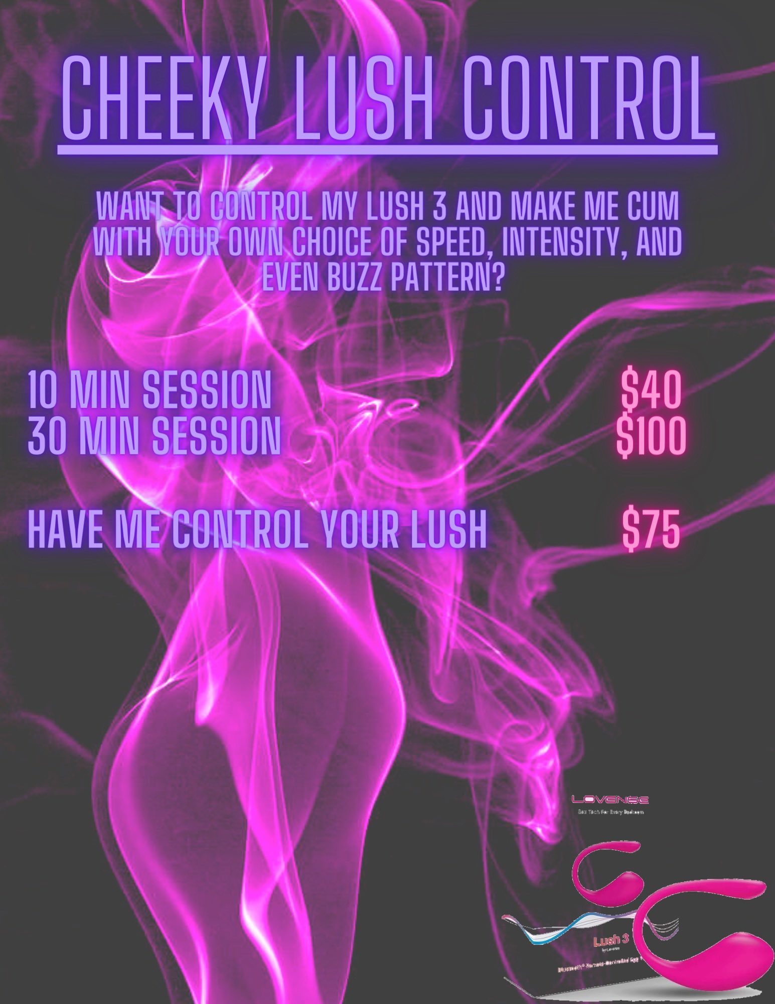 2 pic. ⭐️NEW⭐️ Tip menu and lush control option!!! 💦💦💦 Onlyfans is on $5 SALE too!!! SO MUCH content on my OF page!! ✨ https://t.co/Ti1X6zOg7K