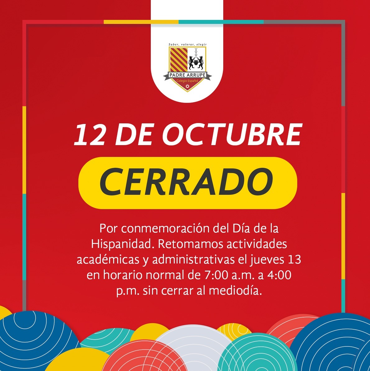 CarlosM220120's tweet photo. Estimados estudiantes Arrupe los esperamos el día jueves ya que tenemos preparadas clases muy importantes para ustedes.
#soyArrupe
#EducacionDeCalidad
#soyArrupe https://t.co/pe4AxFvSgx