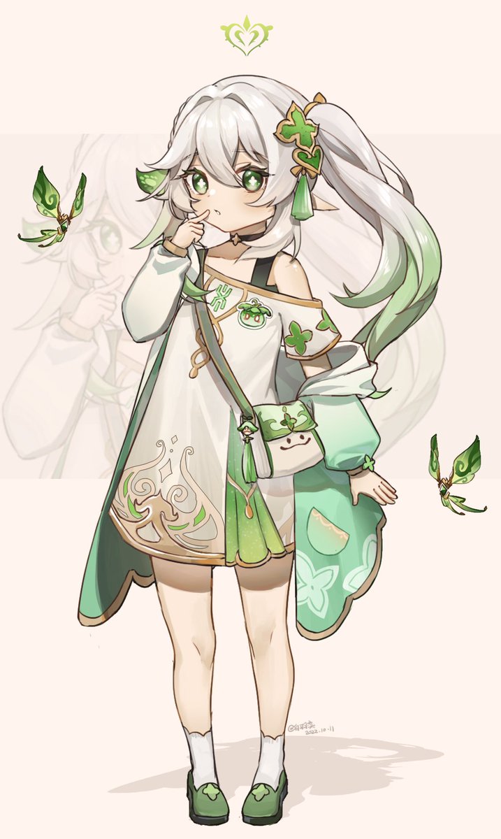 baiyuyibyy's tweet photo. 画了纳西妲的便装
#原神 #纳西妲 #GenshinImpact #Nahida https://t.co/R8vSV4uyCu