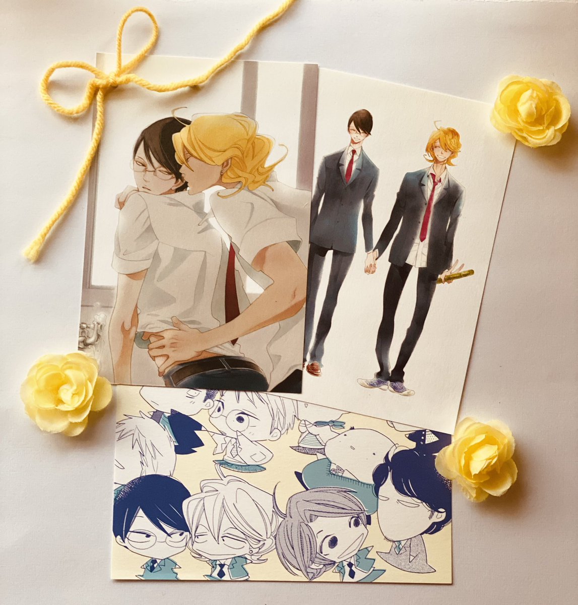 Hikarus_cig's tweet photo. A few Doukyusei postcards I have๐ฅฐ๐๐๐Follow me on ig _.doukyugay._
#Doukyuusei #Doukyusei #classmates #classmatesbl #bl #asumikonakamura #blanc https://t.co/IXUFsI3JcB