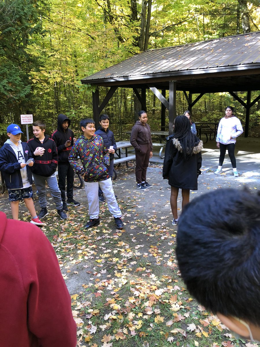 Today we are getting a great outdoor education lesson by/in nature. Terra Cotta is beautiful this time of year.